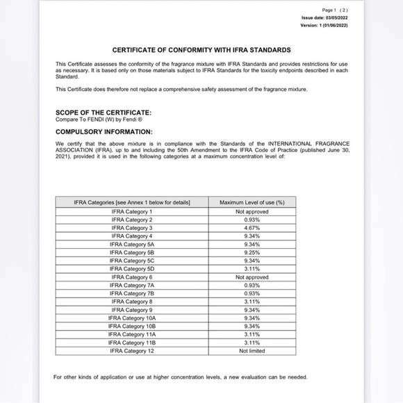 Narciso Rodriguez (W) Type 1 Oz Glass Bottle - Picture 8 of 10